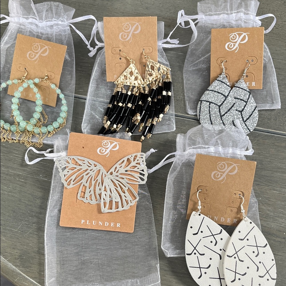 Plunder Set of 5 Earrings